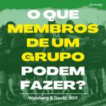 O que membros de um grupo podem fazer - Linhares Coach Esportivo