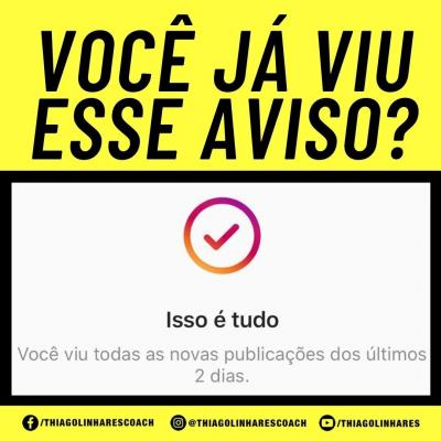 Você já viu esse aviso - Linhares Coach - Coaching Esportivo